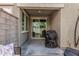 Covered back patio with sliding glass doors provides seamless indoor/outdoor living at 2640 N Heritage St, Buckeye, AZ 85396