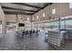 Clubhouse lounge area with fireplace, TV, and kitchenette at 4060 E French Trotter St, San Tan Valley, AZ 85140
