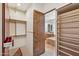 The closet is spacious and contains shelves and drawers for organization at 7701 E Golden Eagle Cir, Gold Canyon, AZ 85118