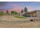 Beautiful backyard with gazebo, bridge, and desert landscaping at 14814 N Coral Gables Dr, Phoenix, AZ 85023