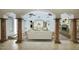 Open living room with arched ceiling, fireplace and comfortable seating at 14814 N Coral Gables Dr, Phoenix, AZ 85023