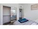 Bedroom with a mirrored sliding closet door at 15221 N Clubgate Dr # 2132, Scottsdale, AZ 85254