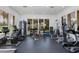 A gym area with modern equipment, including treadmills, weight machines, and stationary bikes for resident fitness at 15221 N Clubgate Dr # 2132, Scottsdale, AZ 85254