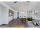 Open concept living space features dining room, living room, and eat in kitchen with breakfast bar at 15221 N Clubgate Dr # 2132, Scottsdale, AZ 85254