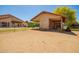 Barn featuring perimeter fencing and horse property at 1637 S Los Alamos Cir, Mesa, AZ 85204