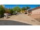 Wide driveway leading to the house at 1637 S Los Alamos Cir, Mesa, AZ 85204