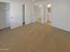 Spacious bedroom with plush carpeting and walk-in closet at 16753 N 157Th Ave, Surprise, AZ 85374