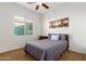 Bedroom featuring neutral colors, a ceiling fan, and carpeted floors at 18033 W Tecoma Rd, Goodyear, AZ 85338