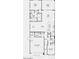 Detailed floor plan showcasing the layout of the home with labeled rooms and dimensions at 18123 W Hiddenview Dr, Goodyear, AZ 85338