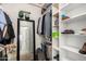 Organized walk-in closet with ample shelving, hanging space, and a full-length mirror at 18309 N 39Th Ave, Glendale, AZ 85308