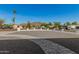 Street view of a house featuring a decorative gravel yard, block fence, and view of the surrounding area at 2236 W Shaw Butte Dr, Phoenix, AZ 85029