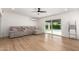 Bright living room with a sliding door to outdoor patio, comfortable seating, and wood-look flooring at 2236 W Shaw Butte Dr, Phoenix, AZ 85029