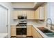 Kitchen area with modern stainless steel appliances and light-colored cabinetry at 29606 N Tatum Blvd # 265, Cave Creek, AZ 85331