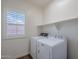 Convenient laundry room with modern appliances and natural light at 2969 E Trigger Way, Gilbert, AZ 85297