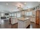 Open floor plan blending kitchen and living space, great for entertaining guests at 2969 E Trigger Way, Gilbert, AZ 85297