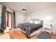 Comfortable main bedroom with sliding door, fan and ensuite at 4303 E Cactus S Rd # 229, Phoenix, AZ 85032