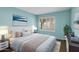 Bright bedroom with calming decor, plush rug, and natural light from a large window at 5 W Ranch Rd, Tempe, AZ 85284