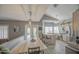 Open kitchen and dining area featuring stainless appliances and views to the backyard at 515 S Apache Dr, Chandler, AZ 85224