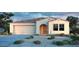 Charming single-story home with stucco siding, tile roof, desert landscaping, and a two-car garage at 5421 W Jackalope Ln, Laveen, AZ 85339