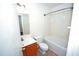 Cozy bathroom with tiled floors, vanity, toilet, and shower-tub combination at 5808 E Brown Rd # 60, Mesa, AZ 85205