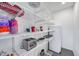Well-organized pantry with white wire shelving, holding an assortment of food and appliances at 12809 N 67Th St, Scottsdale, AZ 85254
