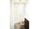 Bathroom featuring glass shower enclosure and wood look flooring at 2035 W Claremont St, Phoenix, AZ 85015