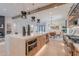 Bright, airy kitchen with marble countertops, wood cabinets, and a large central island at 3010 E Glenrosa Ave, Phoenix, AZ 85016