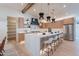 Spacious kitchen with a large island, modern appliances, and a breakfast bar at 3010 E Glenrosa Ave, Phoenix, AZ 85016