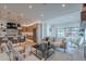 Open concept living area featuring modern furnishings and a bright atmosphere at 3010 E Glenrosa Ave, Phoenix, AZ 85016