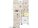 Detailed floor plan showcasing the layout of the home, including the kitchen, bedrooms, and living areas at 11422 E Utah Ave, Mesa, AZ 85212