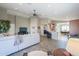 Spacious living space featuring a view of the kitchen and dining area at 2384 E Santiago Trl, Casa Grande, AZ 85194