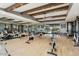 Bright fitness center with hardwood floors, high ceilings, large windows, and plenty of stationary bikes at 25920 W Westcott Dr, Buckeye, AZ 85396