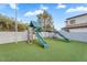 Backyard playground on lush grass at 3675 N 59Th Pl, Phoenix, AZ 85018