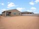 Spacious, undeveloped backyard offers a blank canvas for landscaping and outdoor living at 37215 W Patterson St, Maricopa, AZ 85138