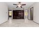 Spacious living room with built-in cabinetry and open floor plan, great for entertaining at 3816 E Expedition Way, Phoenix, AZ 85050