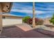 Backyard with a patio and beautiful landscape at 4158 E Crescent Ave, Mesa, AZ 85206
