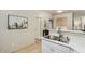 Kitchen sink with bar seating and stainless steel appliances and hardware at 5303 N 7Th St # 118, Phoenix, AZ 85014