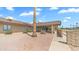 Well-maintained backyard with desert landscaping, featuring a pathway and views of the surrounding community at 8103 E Southern Ave # 268, Mesa, AZ 85209