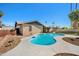 Inviting pool with clear blue water and ample deck space, set against the backdrop of a well-maintained home at , Glendale, AZ 85302