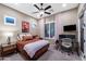 Comfortable bedroom with a desk, chair, and a cozy reading nook, perfect for relaxation or study at 1829 N Atwood --, Mesa, AZ 85207