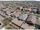 Overhead view showing real estate homes, thoughtfully positioned within a meticulously designed community at 19984 W Washington St, Buckeye, AZ 85326