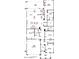 Detailed floor plan featuring 4 bedrooms, 3 bathrooms, a kitchen with island, and a covered patio at 23162 E Canary Way, Queen Creek, AZ 85142