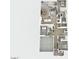 First floorplan with open-concept living spaces and a centrally located kitchen at 23163 E Canary Way, Queen Creek, AZ 85142
