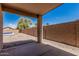 Covered patio and inground pool in a fully fenced backyard at 2794 E Cowboy Cove Trl, San Tan Valley, AZ 85143