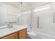 Bathroom with a tub and shower combination and a vanity with sink at 3349 E Lavey Ln, Phoenix, AZ 85032