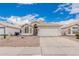 Charming single-Gathering home featuring a tile roof, desert landscaping, and a two-car garage at 3349 E Lavey Ln, Phoenix, AZ 85032