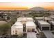 Contemporary home boasting desert views, modern design, and attractive desert landscaping at 37200 N Cave Creek Rd # 1034, Scottsdale, AZ 85262