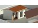 A rendering of the casita exterior shows the front entry and large window, with the main house in the background at 3827 N 88Th Ln, Phoenix, AZ 85037