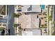 Aerial view showcasing the home's location and neighborhood with neat landscaping at 4361 S Electron --, Mesa, AZ 85212