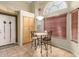 Breakfast nook with cozy seating and a view at 4909 W Pedro Ln, Laveen, AZ 85339